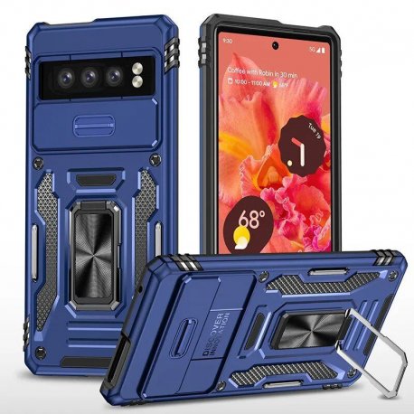 Funda Armadura Google Pixel 8 Pro Azul magnetica