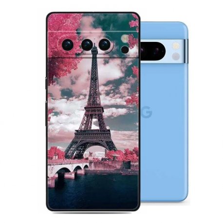 Funda flexible Google Pixel 8 Pro Torre Eiffel