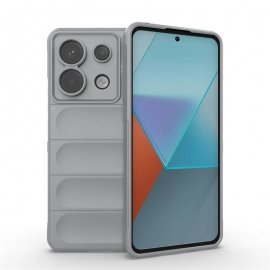 Funda Xiaomi Redmi Note 13 4G o 5G Silicona Bubblegum Gris