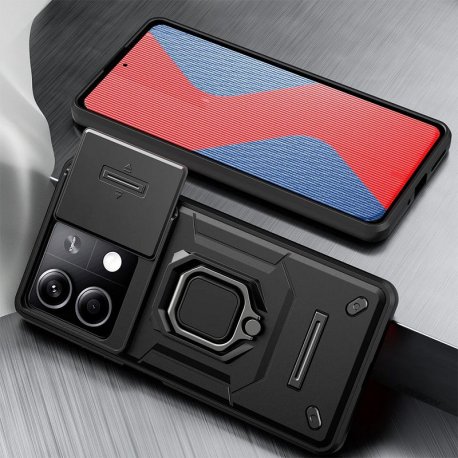 Funda Xiaomi Redmi Note 13 4G o 5G Shock Resistante Negra