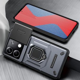 Funda Xiaomi Redmi Note 13 4G o 5G Shock Resistante Gris