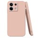 Funda silicona Redmi note 13 4G o 5G con tacto sedoso rosa