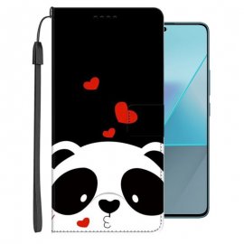 Funda Libro Xiaomi Redmi Note 13 4G o 5G Soporte Panda