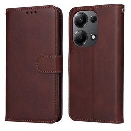 Funda Xiaomi Redmi Note 13 4G o 5G libro Marrón