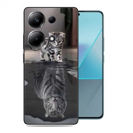 Funda silicona Xiaomi Redmi Note 13 4G o 5G Reflejo