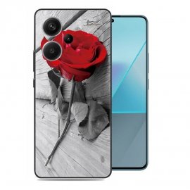 Funda silicona Xiaomi Redmi Note 13 4G o 5G Flor