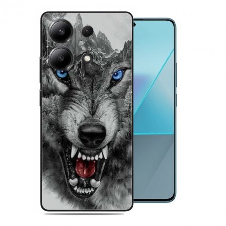 Funda silicona Xiaomi Redmi Note 13 4G o 5G Lobo