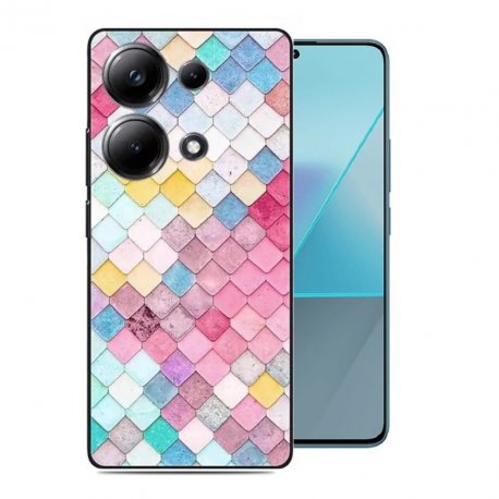 Funda silicona Xiaomi Redmi Note 13 4G o 5G Acuarella