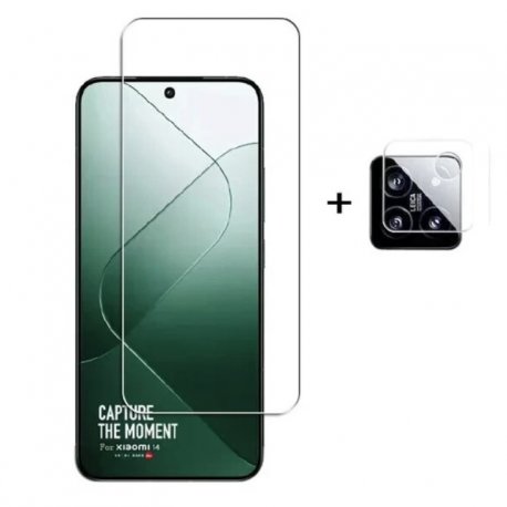 Cristal Templado Xiaomi 14 pantalla y camera