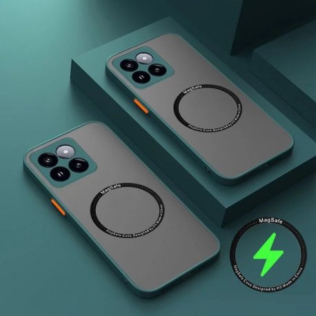 Carcasa Xiaomi 14 dual Bi-Verde Magnetica