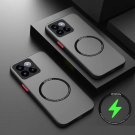 Carcasa Xiaomi 14 dual Bi-Negra Magnetica