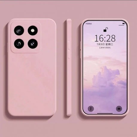 Carcasa Xiaomi 14 Suave Mate Rosa
