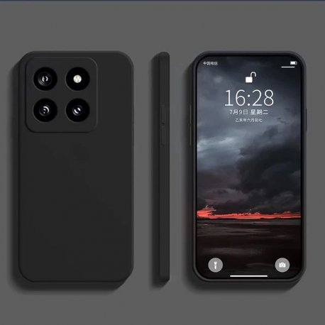 Carcasa Xiaomi 14 Suave Mate Negra