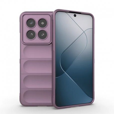 Funda Xiaomi 14 Silicona Bubblegum lila
