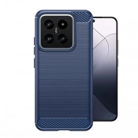 Funda Xiaomi 14 TPU Textura Carbono Azul