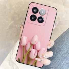 Funda silicona Xiaomi 14 Flores