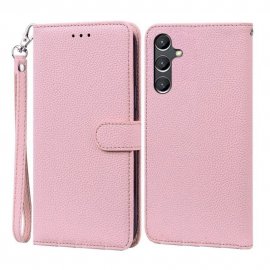 Funda Libro Samsung Galaxy A55 cuero Soporte Rosa