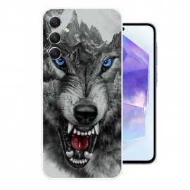 Funda Samsung Galaxy A55 5G silicona Lobo