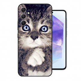 Funda Samsung Galaxy A55 5G silicona Gatito
