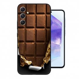 Funda Samsung Galaxy A55 5G silicona Chocolate