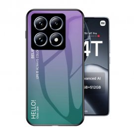 Carcasa Xiaomi 14T Trasera Cristal templado Verde