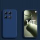 Funda silicona Xiaomi 14T con tacto sedoso azul