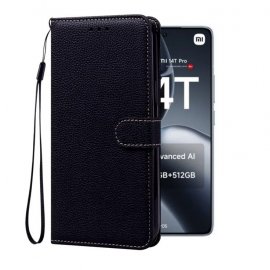 Funda cartera Xiaomi 14T Soporte Negro
