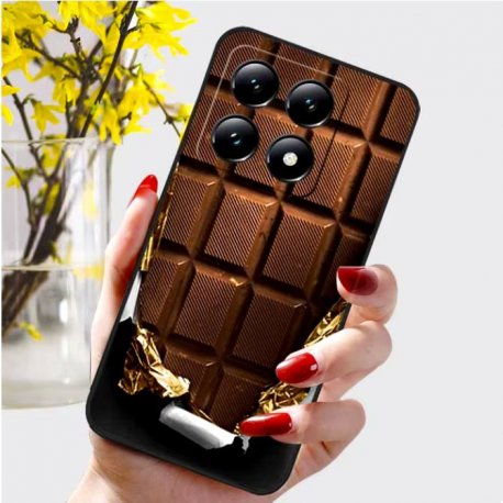 Funda silicona Xiaomi 14T Chocolate