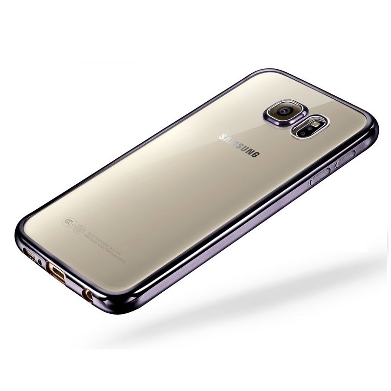 Galaxy 2017 Gel con bordes Negro