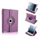 Funda Cuero Ipad 2 - 3 - 4 Giratoria Violeta