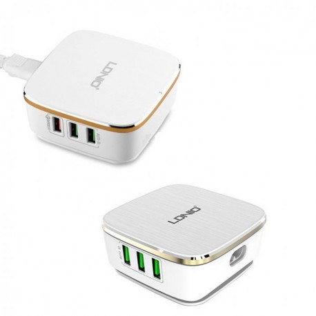 Triple cargador de red 7A Alta carga con ID Automatica