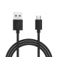 Cable Micro USB 2.0 Smartphones y Tabletas Negro