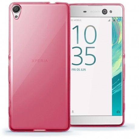 Funda Gel Sony Xperia XA1 Ultra Flexible y lavable Rosa