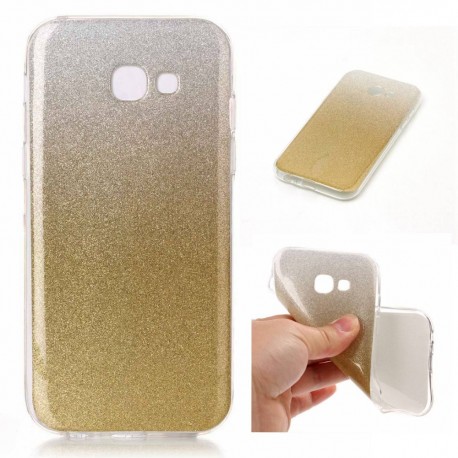Funda Gel Samsung Galaxy S8 Plus Glitter Dorada