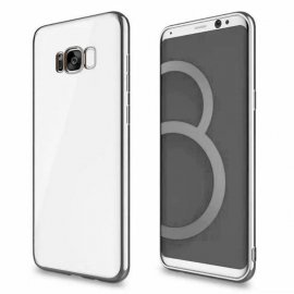 Funda Gel Galaxy S8 Plus con bordes Cromados