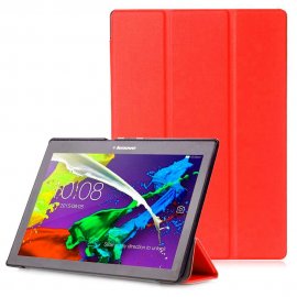 Funda Cuero Lenovo TAB 2 A10-70F Roja