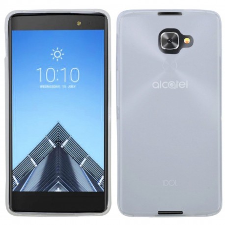 Funda Gel Alcatel Idol 4S Flexible y lavable Transparente