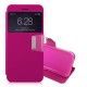 Funda Libro Alcatel Idol 4S con Tapa Rosa