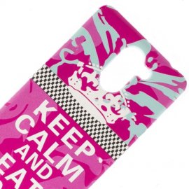 Funda Gel BQ Aquaris U Plus Keep Calm