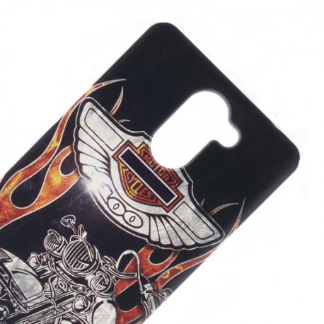 Funda Gel BQ Aquaris U Plus Motero