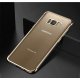 Funda Gel Galaxy S8 Plus con Esquinas Cromados Oro