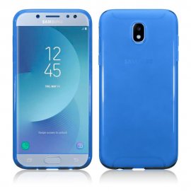 Funda Gel Samsung Galaxy J7 2017 Flexible y lavable Azul