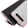 Funda Gel Galaxy Note 8 con bordes Cromados Oro Rosado