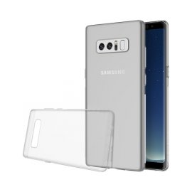 Funda Gel Samsung Galaxy Note 8 Transparente Fexible y lavable