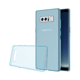 Funda Gel Samsung Galaxy Note 8 Fexible y lavable Azul