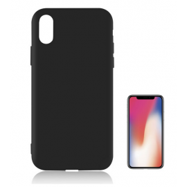 Funda Gel Iphone X Negra Tpu