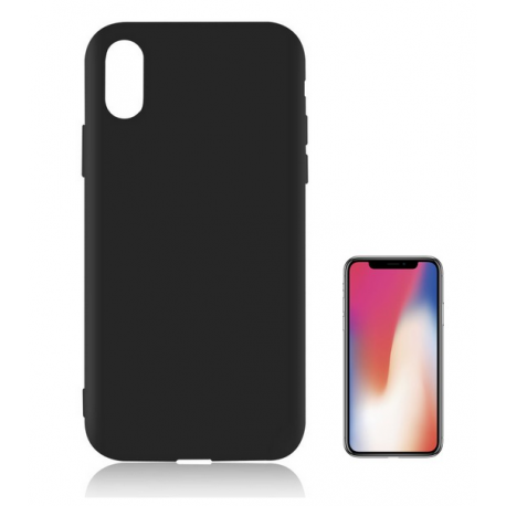 Funda Gel Iphone X Negra Tpu