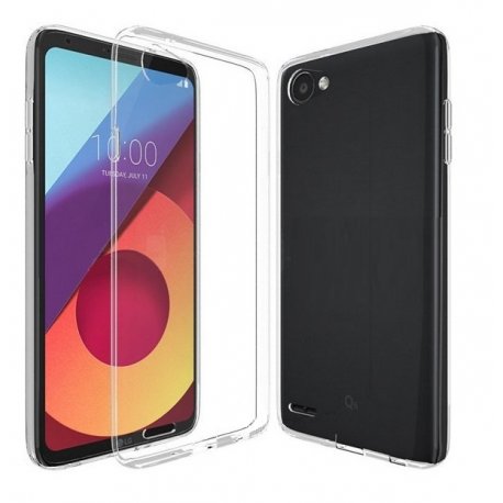 Funda Gel LG Q6 Flexible y lavable Translucida