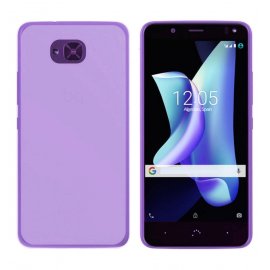 Funda Gel BQ Aquaris V Plus Flexible y lavable Rosa