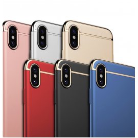 Funda iPhone X Cromadas Dorada